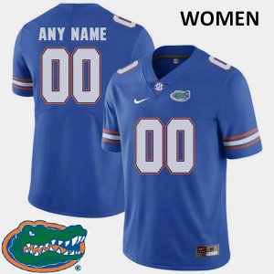 Women's Florida Gators #00 Customize NCAA Nike Royal 2018 SEC Authentic Stitched College Football Jersey CEJ1762LJ